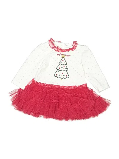 Pre-owned Little Me Kids' Dress In White