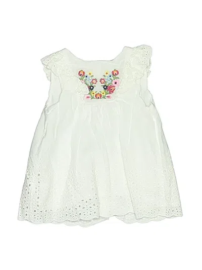 Pre-owned Little Me Babies' Dress In White