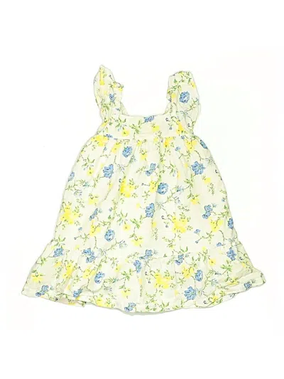 Pre-owned Little Me Kids' Dress In Yellow