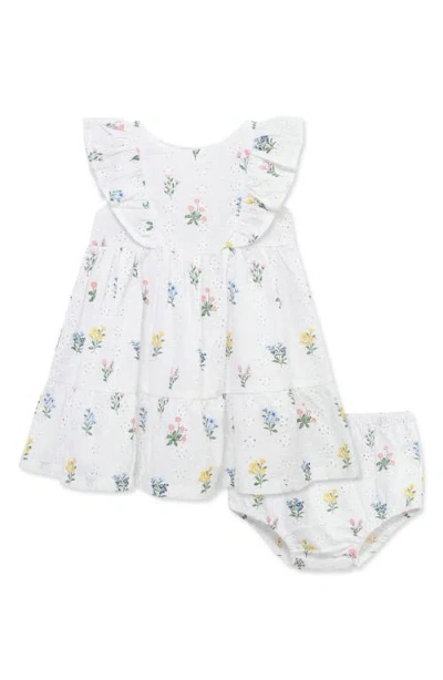 Little Me Babies'  Eyelet Garden Sundress In White