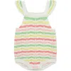 Little Me Fun Stripe Bubble Romper