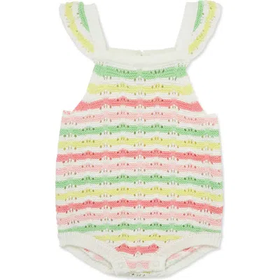 Little Me Babies'  Fun Stripe Bubble Romper