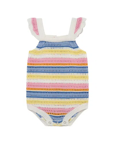 Little Me Kids' Fun Striped Bubble In Multi