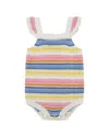Little Me Fun Striped Bubble In Multi