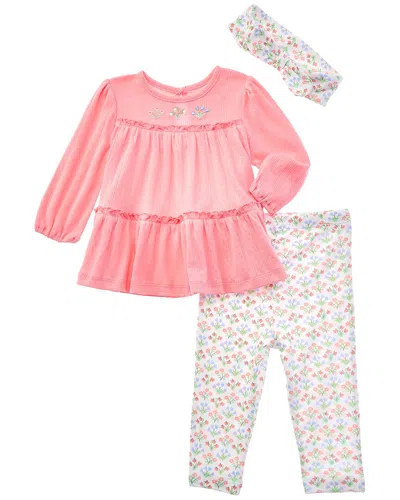 Little Me Kids'  Garden Tunic Set Headband In Multi
