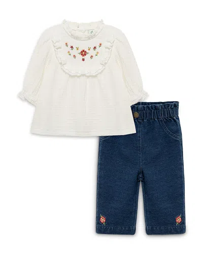 Little Me Girls' Blossom Tunic & Pants Set - Baby In Multi