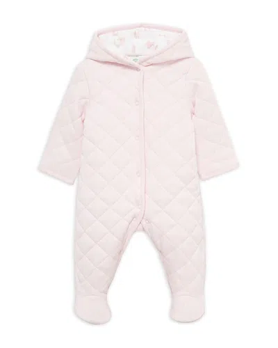Little Me Girls' Dainty Quilted Footie Pram - Baby In Pink