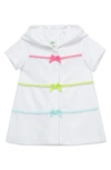 Little Me Baby Girls Multi-colored Bow Terry Swim Cover Up In Multi