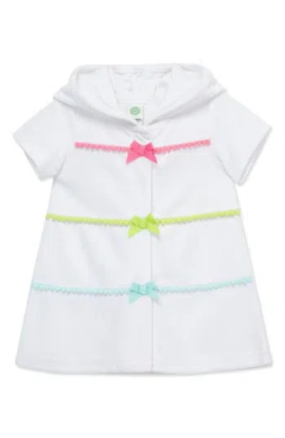 LITTLE ME LITTLE ME HOODED SWIM COVER-UP DRESS