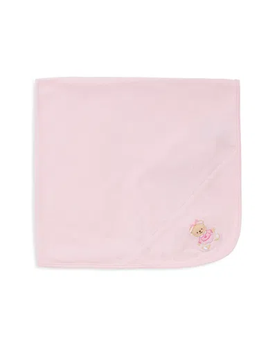 Little Me Infant Girls' Bear Receiving Blanket - Baby In Pink