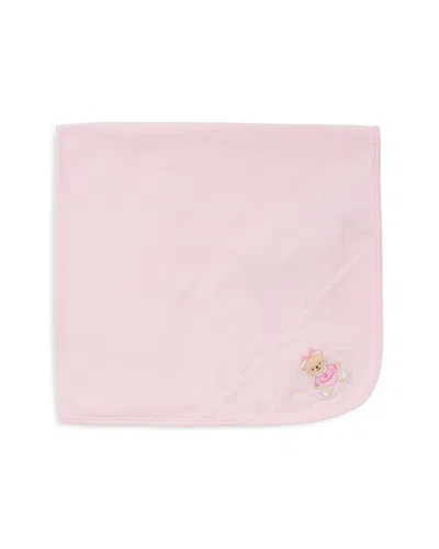 Little Me Kids' Baby Girls Sweet Bear Blanket In Light Pink