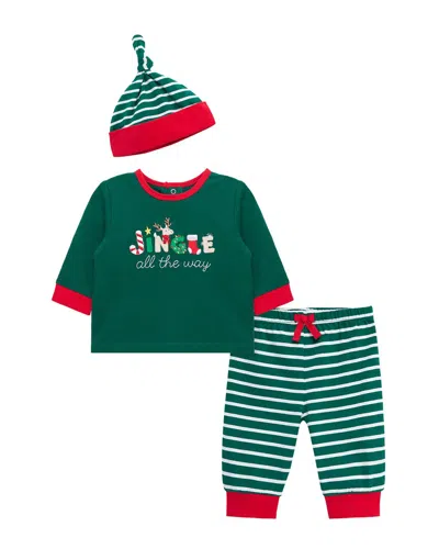 Little Me Jingle Jogger Set In Green