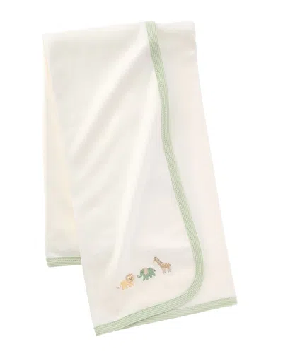 Little Me Jungle Blanket In White