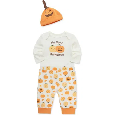 Little Me Babies'  Kids' Halloween Bodysuit, Pants & Hat Set In Multi