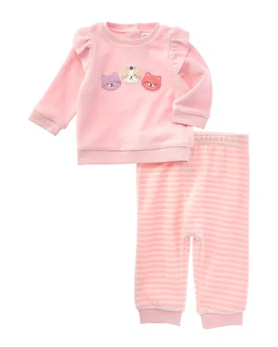 Little Me Kitty Pals Set In Pink