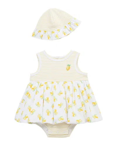 Little Me Kids' Lemons Popover Hat In Multi