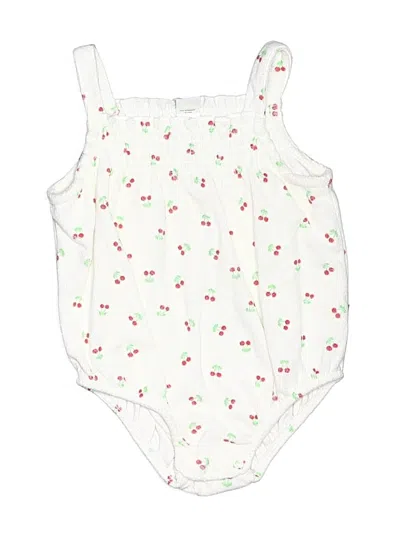 Pre-owned Little Me Babies' Leotard In White