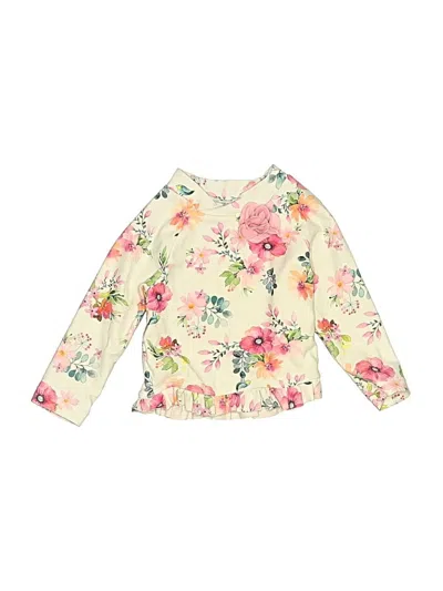Pre-owned Little Me Babies' Long Sleeve Blouse In Yellow