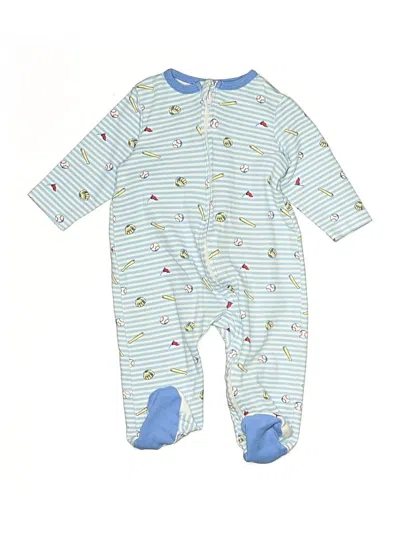 Pre-owned Little Me Babies' Long Sleeve Onesie In Blue