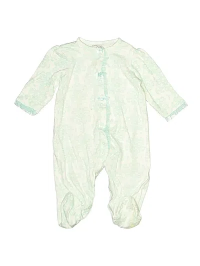 Pre-owned Little Me Babies' Long Sleeve Onesie In Green