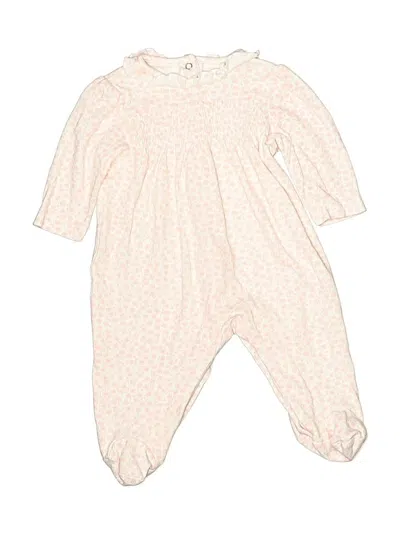 Pre-owned Little Me Babies' Long Sleeve Onesie In Ivory