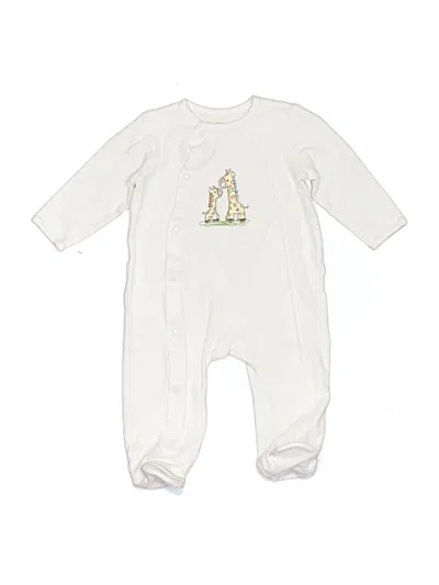 Pre-owned Little Me Babies' Long Sleeve Onesie In Ivory