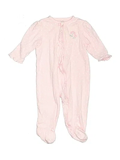 Pre-owned Little Me Babies' Long Sleeve Onesie In Pink