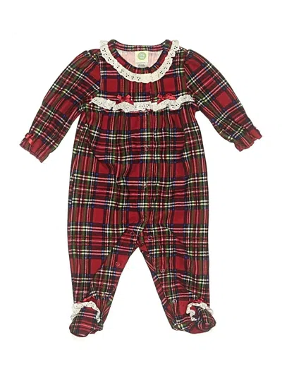 Pre-owned Little Me Babies' Long Sleeve Onesie In Red
