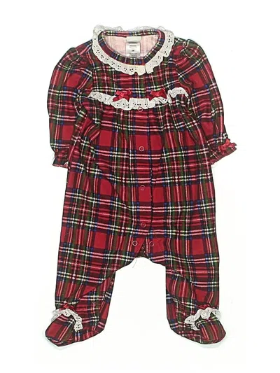 Pre-owned Little Me Babies' Long Sleeve Onesie In Red