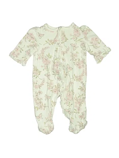 Pre-owned Little Me Babies' Long Sleeve Onesie In White