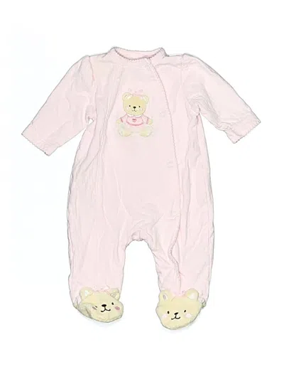 Pre-owned Little Me Babies' Long Sleeve Outfit In Pink