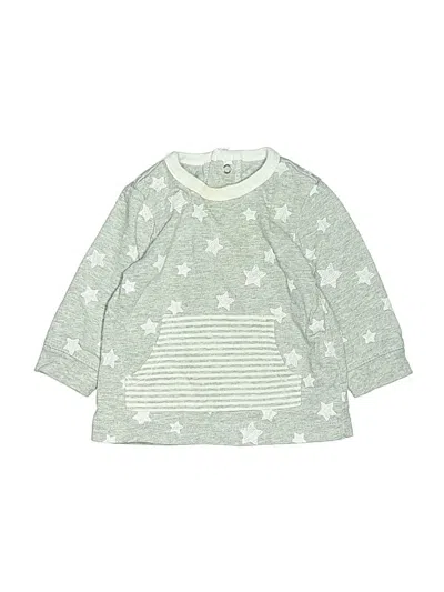 Pre-owned Little Me Babies' Long Sleeve Top Green Crew Neck Tops