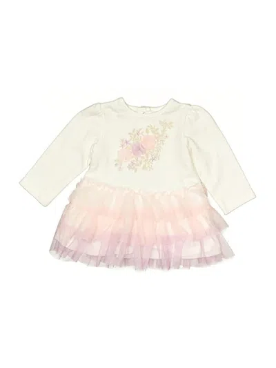 Pre-owned Little Me Babies' Long Sleeve T-shirt In Pink