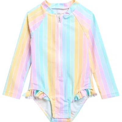 Little Me Babies'  Multi Stripe 1pc Rashguard