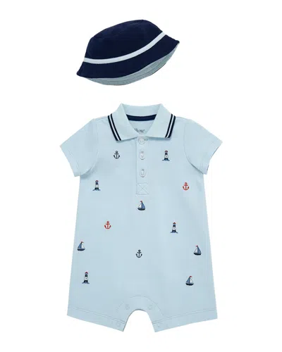 Little Me Kids' Nautical Romper Hat In Multi