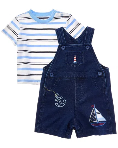 Little Me Nautical Shortall In Blue