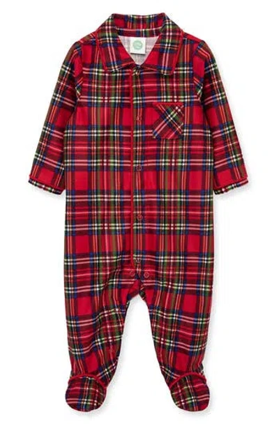 Little Me Babies'  Plaid Footie In Multi