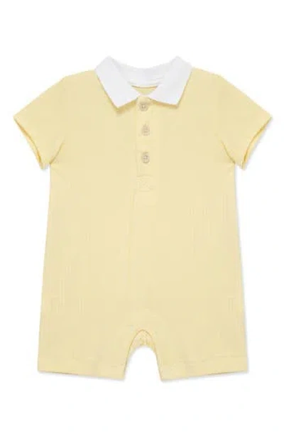 Little Me Babies'  Polo Romper In Multi