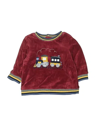 Pre-owned Little Me Babies' Pullover Sweater In Burgundy