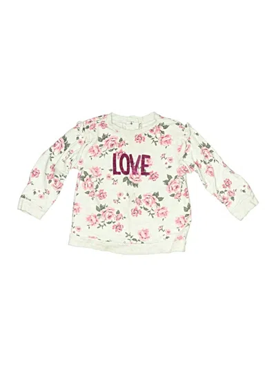 Pre-owned Little Me Kids' Pullover Sweater In Ivory