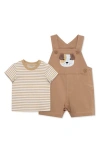 LITTLE ME PUPPY 2-PIECE SHORTALL SET