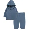 Little Me Quilted Hoodie & Joggers Set In Blue