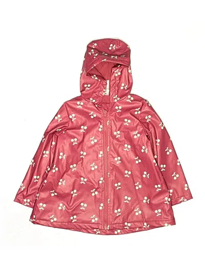Pre-owned Little Me Kids' Raincoat In Red