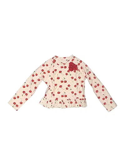 Pre-owned Little Me Kids' Rash Guard In Ivory
