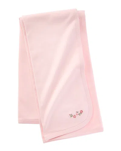 Little Me Roses Blanket In Pink