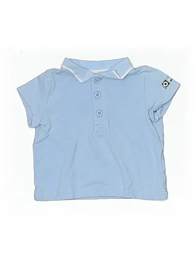 Pre-owned Little Me Babies' Short Sleeve Polo Shirt In Blue