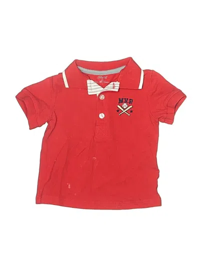 Pre-owned Little Me Kids' Short Sleeve Top Red Tops