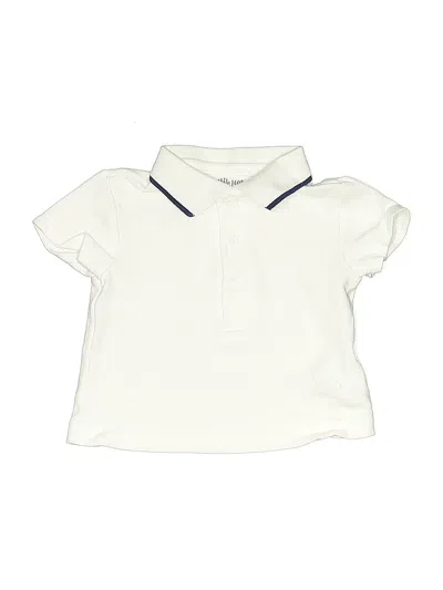 Pre-owned Little Me Babies' Short Sleeve Top White Tops