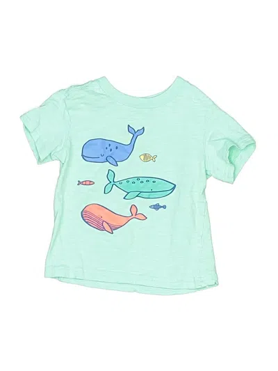 Pre-owned Little Me Babies' Short Sleeve T-shirt In Blue
