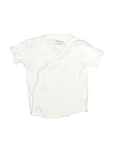 Pre-owned Little Me Kids' Short Sleeve T-shirt In Ivory